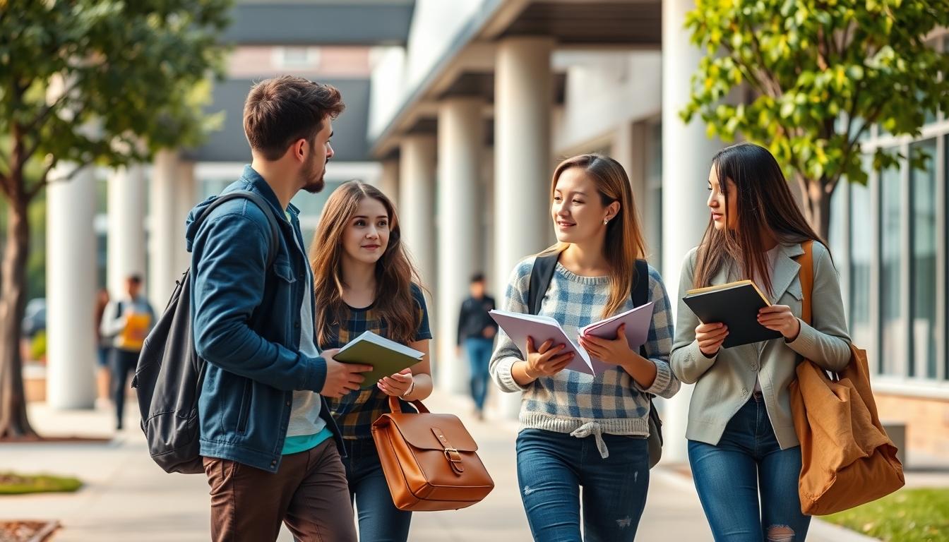 Structured study materials and learning resources on a desk