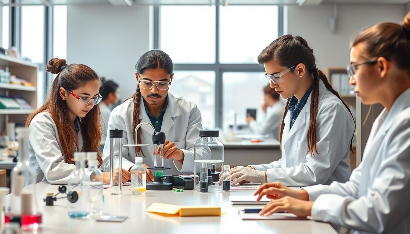 Modern university campus for students